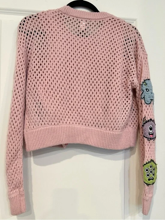 Cute Monster Knit Sweater & Vest Set - Picture 4 of 8